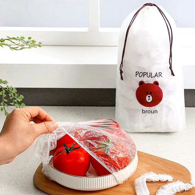 درپوش ظرف یکبار مصرف خرسی 100 عددی - Image 4