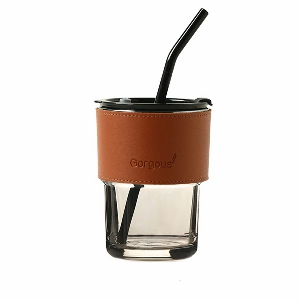 ماگ شیشه ای چرمی نیدار