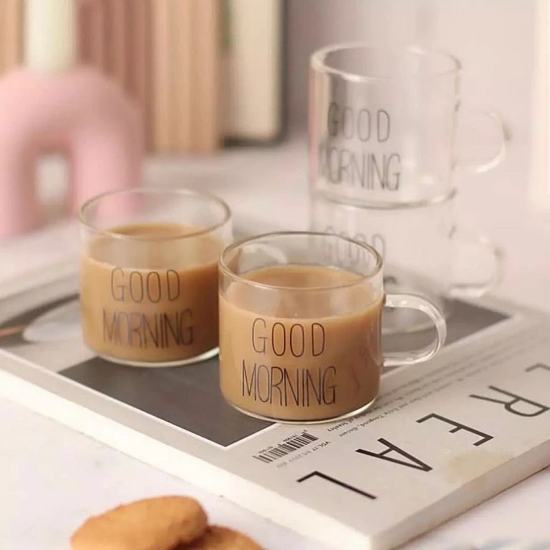 شات قهوه خوری طرح good morning - Image 3