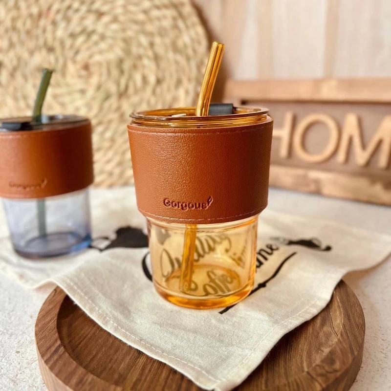 ماگ شیشه ای چرمی نیدار - Image 4