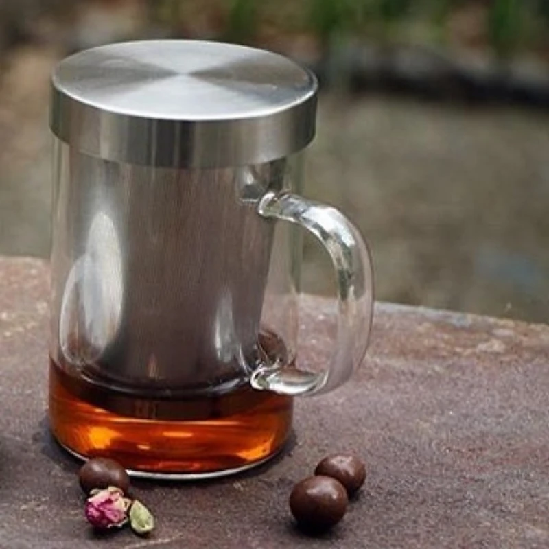 لیوان دمنوش پیرکس درب استیل - Image 4