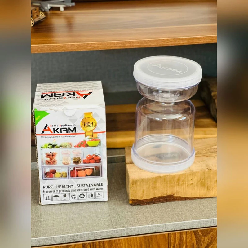 ظرف نگهدارنده خیارشور و ترشی مدل ساعت شنی - Image 7