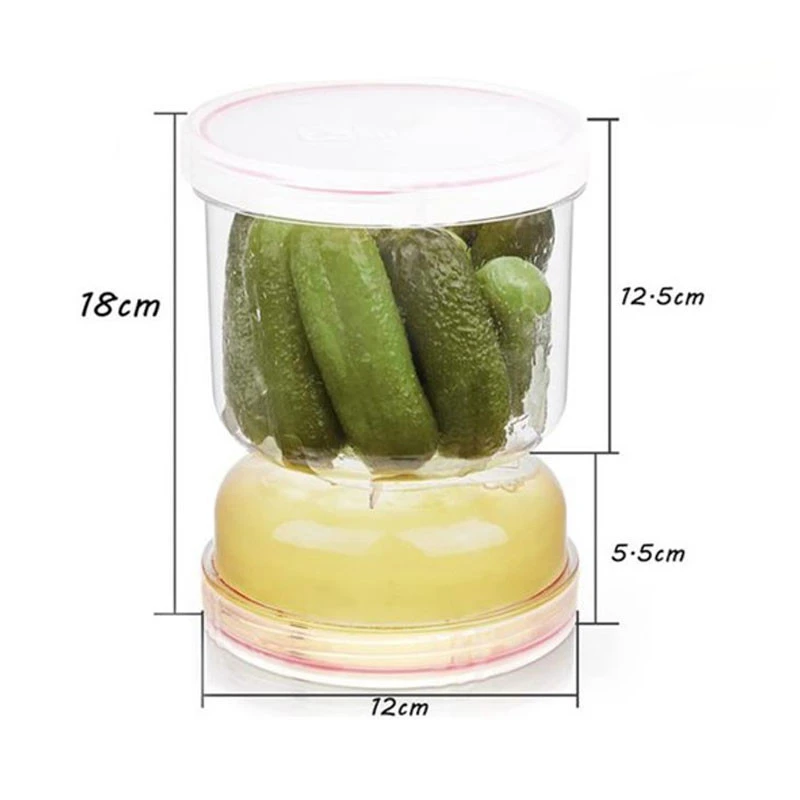 ظرف نگهدارنده خیارشور و ترشی مدل ساعت شنی - Image 4