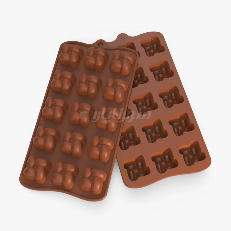 قالب شکلات پاپیون بافت