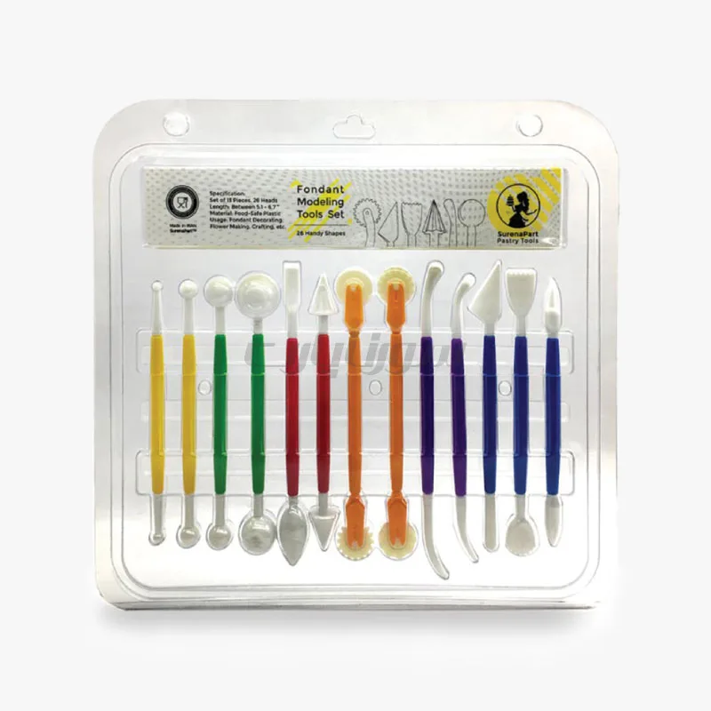 ابزار فوندانت طلقی 13 عددی