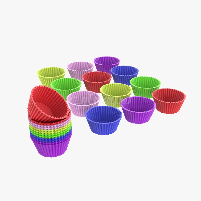 قالب کاپ کیک رنگین کمانی - Image 2