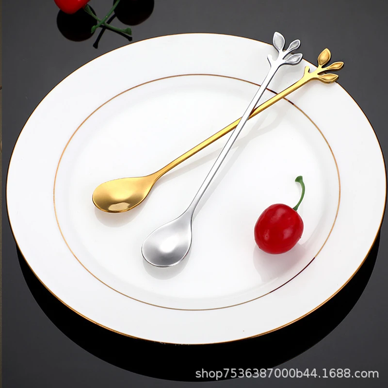 قاشق شربت خوری مدل برگ 6 عددی - Image 7