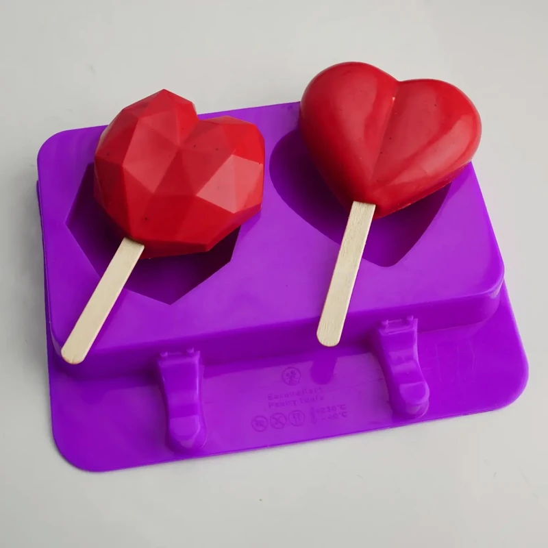 قالب بستنی مدل پاپسیکل قلب
